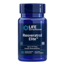 Life Extension Лайф Екстеншн Ресвератрол Elite™ 30 вегетаріанських капсул Quality Supplements and Vitamins, Inc