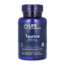 Life Extension/Лайф екстеншн таурін капс. 1000 мг №90 Quality Supplements and Vitamins, Inc