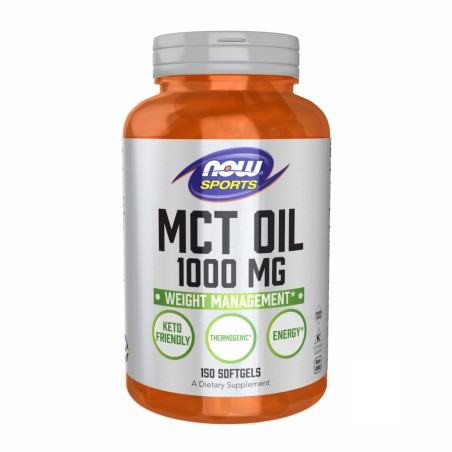 MCT олія органічна капс. 1000 мг №150 NOW FOODS (США)