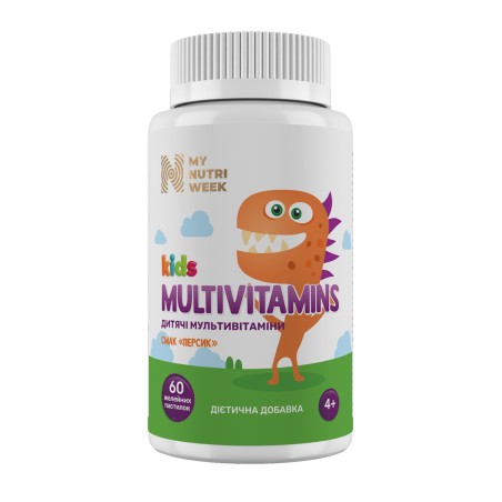 My Nutri Week Мультивітаміни для дітей желейні пастилки №60 My Nutri Week