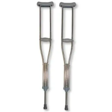 Милиця пахвова РІДНІ Опора двостійкова регул. алюмінієва з м`якими опорами (розмір S), RD-OP-C01S