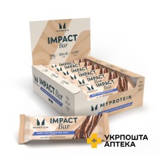 Myprotein Майпротеїн Протеїнові батончики Impaкапсул Protein Bar - 12x64г Темний шоколад і морська сіль The Hut.com Limited (Myprotein)