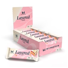 Myprotein Майпротеїн Протеїнові батончики Retail Layered Bar - 12x60г, Ванільний торт The Hut.com Limited (Myprotein)