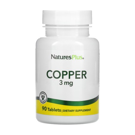 Natures plus Мідь табл. 3 мг №90 Natural Organics Laboratories, Inc.