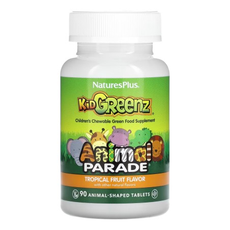 Нейчерс Плас AP KidGreenz® суперфуди для дітей жувальних таблеток 90 Nature's Plus  Natural Organics Laboratories, Inc.