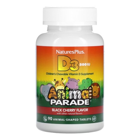 Вітамін D3 AP 500 МО для дітей жувальних таблеток 90 шт. Nature's Plus Natural Organics Laboratories, Inc.