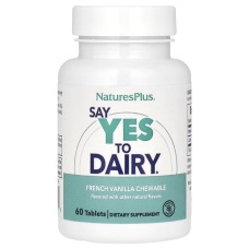 Nature's Plus Нейчерс Плас SAY YES TO DAIRY, добавка для покращеного перетравлення молочних продуктів,жувальних таблеток 60 Natural Organics Laboratories, Inc.