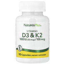 Natures plus Вітамін D3 та K2 капс. №90 Natural Organics Laboratories, Inc.
