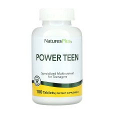 Natures plus Вітаміни для підлітків Power Teen табл. №180 Natural Organics Laboratories, Inc.
