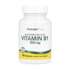 Натурес плюс Вітамін B1 табл. 300 мг №90 Natural Organics Laboratories, Inc.