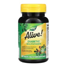 Nature's Way Нейчерс Вей Alive! Мультивітаміни для діабетиків - 60 таблеток Nature's Way Products