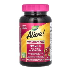 Nature's Way Нейчерс Вей Alive!® Преміальні мультивітаміни для жінок 50+ - 75 жувальних цукерок Nature's Way Products