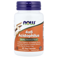 Нау Фудс 4X6 ACIDOPHILUS пробіотики 60 капсул NOW FOODS