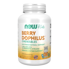Нау Фудс BerryDophilus™ пробіотики для дітей 120 пастилок NOW FOODS
