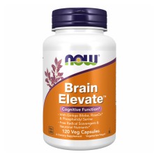 Нау Фудс Brain Elevate, підтримка роботи мозку - 120 капсул NOW FOODS
