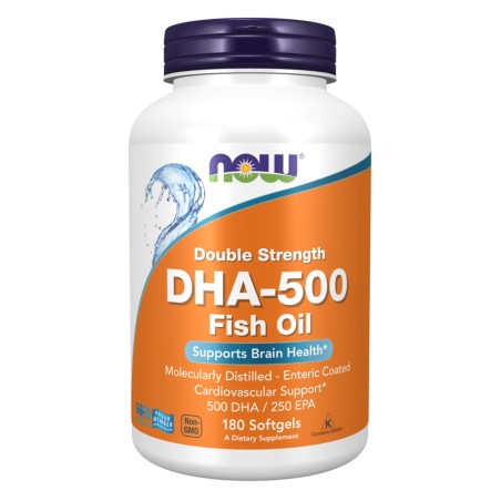 Нау Фудс DHA (ДГК) - 500 мг 180 м'яких капсул NOW FOODS