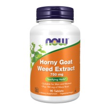 Нау Фудс Horny goat weed екстракт горянки 750 мг табл. №90 NOW FOODS (США)