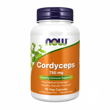 Нау Фудс Кордицепс 750 мг - 90 капсул NOW FOODS