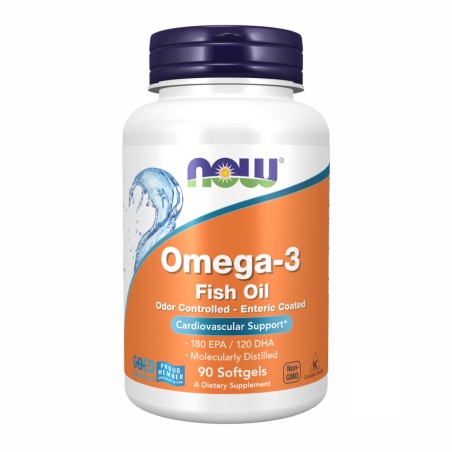 Нау Фудс Омега-3 очищена - 90 м'яких капсул NOW FOODS
