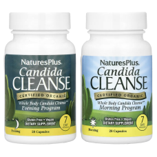 Нейчерс Плас Candida Cleanse, 7-денна програма 28 капсул Natural Organics Laboratories, Inc.