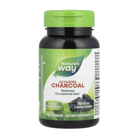 Нейчерс Вей Активоване вугілля 100 капсул Nature's Way Products