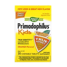 Пробіотик для дітей Primadophilus Kids табл. жув., апельсин №30 Nature's Way Products