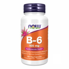 Вітамін B6 капс. 100 мг №100 NOW FOODS (США)