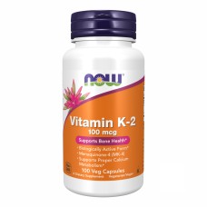 Вітамин К2 100 мкг, Vitamin K-2 №100 капсул NOW FOODS