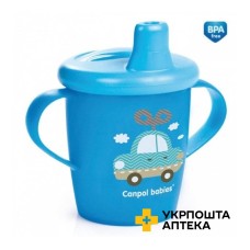 Чашка 31/200, кухоль-непроливайка Toys син. 250 мл Canpol (Польща)