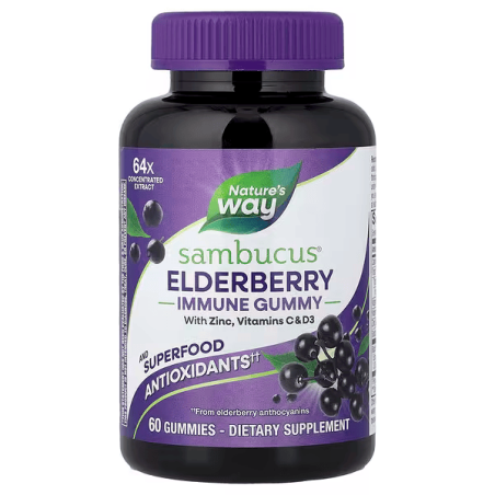 Чорна бузина для дітей табл. жув. №60 Nature's Way Products