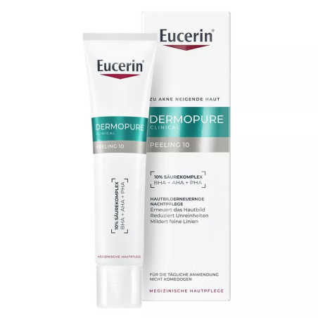 Пілінг для обличчя Eucerin DermoPure Clinical нічний для проблемної шкіри, 40 млБайєрсдорф (Німеччина)