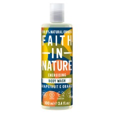 Faith In Nature гель для душу натуральний гель 100 мл, грейпфрут та  апельсин Faith in Nature (Великобританія)