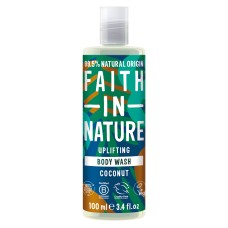 Faith In Nature гель для душу натуральний гель 100 мл, з кокосом Faith in Nature (Великобританія)