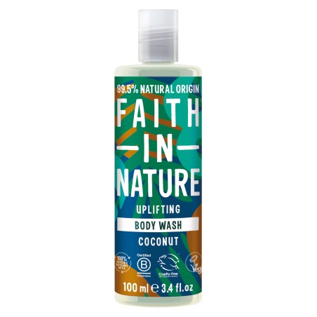 Faith In Nature гель для душу натуральний гель 100 мл, з кокосом Faith in Nature (Великобританія)