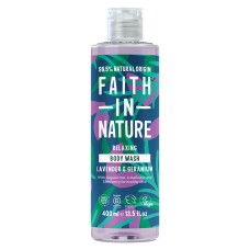 Faith In Nature гель для душу натуральний гель 400 мл, лаванда та герань Faith in Nature (Великобританія)