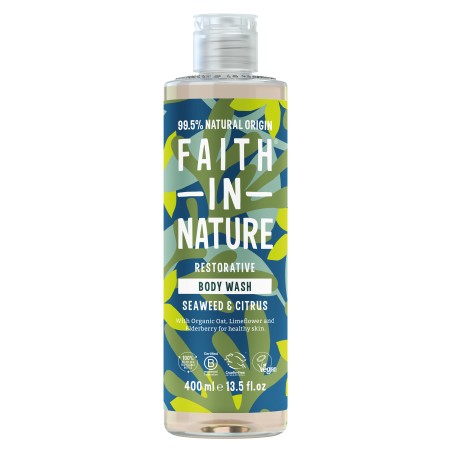 Faith In Nature гель для душу натуральний гель 400 мл, морські водорості та цитрус Faith in Nature (Великобританія)
