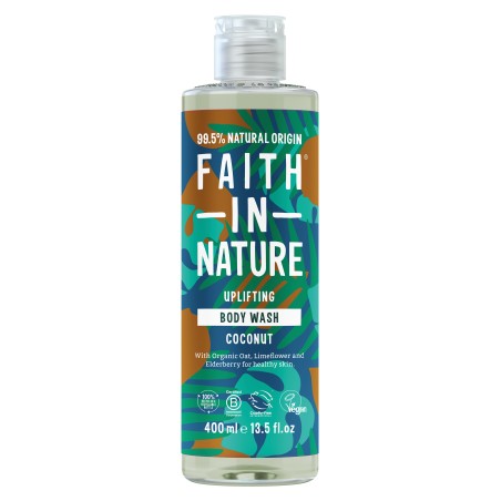 Faith In Nature гель для душу натуральний гель 400 мл, з кокосом Faith in Nature (Великобританія)