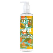 Faith In Nature лосьйон натуральний для рук та тіла 400 мл, грейпфрут та  апельсин Faith in Nature (Великобританія)