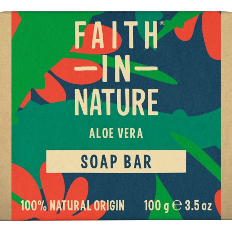 Faith in Nature мило натуральне тверде мило 100 г, алое вера Faith in Nature (Великобританія)