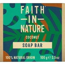 Faith in Nature мило натуральне тверде мило 100 г, кокос Faith in Nature (Великобританія)