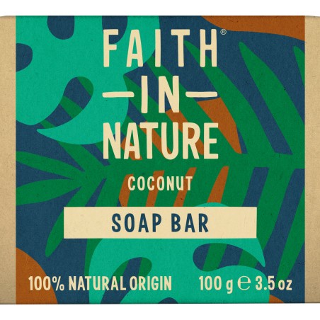 Faith in Nature мило натуральне тверде мило 100 г, кокос Faith in Nature (Великобританія)