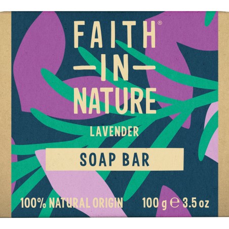 Faith in Nature мило натуральне тверде мило 100 г, лаванда Faith in Nature (Великобританія)