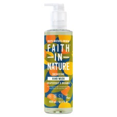 Faith in Nature мило рідке натуральне для рук мило 400 мл, грейпфрут та  апельсин Faith in Nature (Великобританія)