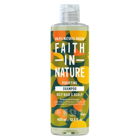 Faith In Nature шампунь натуральний для волосся шампунь 400 мл, грейпфрут та  апельсин Faith in Nature (Великобританія)
