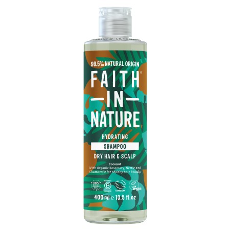 Faith In Nature шампунь натуральний для волосся шампунь 400 мл, кокос Faith in Nature (Великобританія)