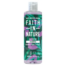 Faith In Nature шампунь натуральний для волосся шампунь 400 мл, лаванда та герань Faith in Nature (Великобританія)