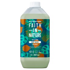Гель для душу Faith In Nature з кокосом, 5 л Faith in Nature