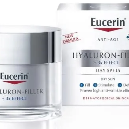 Крем для обличчя Eucerin Hyaluron-Filler + 3x Effect SPF30 денний проти зморшок для всіх типів шкіри, 50 мл Beiersdorf (Німеччина)