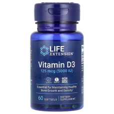 Лайф екстеншн Вітамін D3 капс. 125 мкг, (5000 МО) №60 Life extension Quality Supplements and Vitamins, Inc (США)