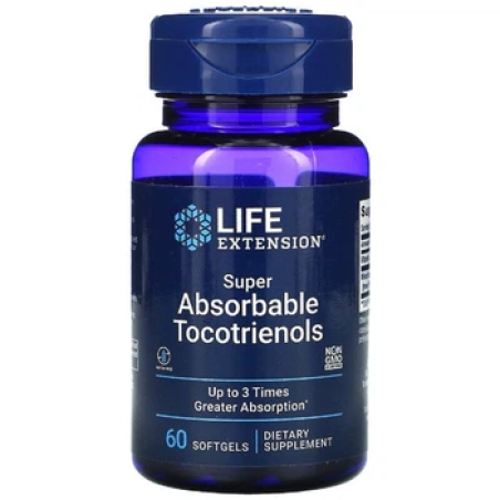 Лайф екстеншн вітамін Е супер абсорбуючі токотрієноли капс. №60 Life Extension Quality Supplements and Vitamins, Inc